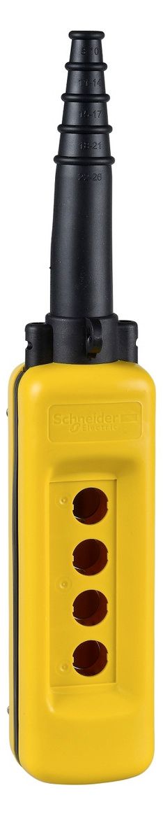 Schneider XACA04 Leergehäuse f.Hängetaster 4 vertikale Bohrungen