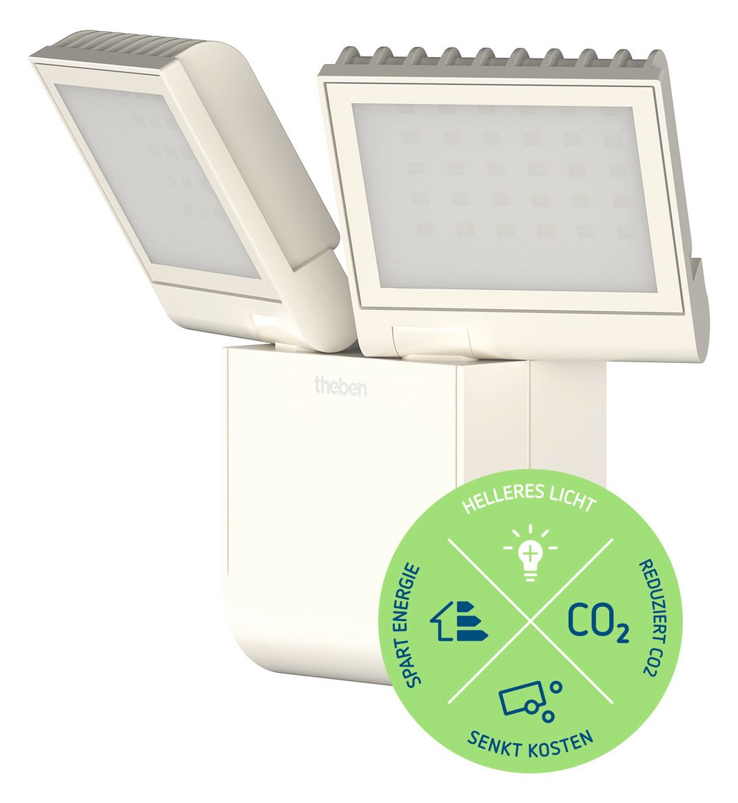 Theben theLeda S17-100L WH LED-Strahler f.Wandm. 17W ws 1020602