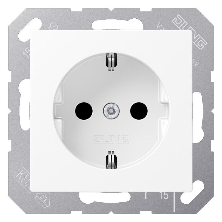 Jung A1520BFWWM SCHUKO® Steckdose