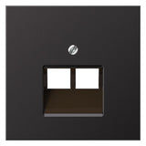 Jung AL2969-2UAD Abdeckung f.IAE/UAE 2x8polig LS Aluminium dark