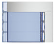 BTicino 352031 Frontblende Ruftasten- modul SFERA 3RT Allmetal