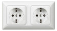 Legrand 776172 Steckdose (SL) 2-fach waagerecht volle Platte Creo ultraweiß