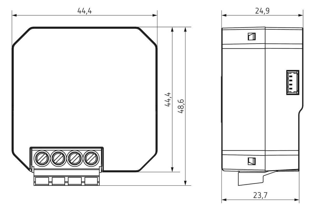Theben HU 1 S RF KNX 1f UP-Funk Heizungsaktor UP Data Secure 4941641