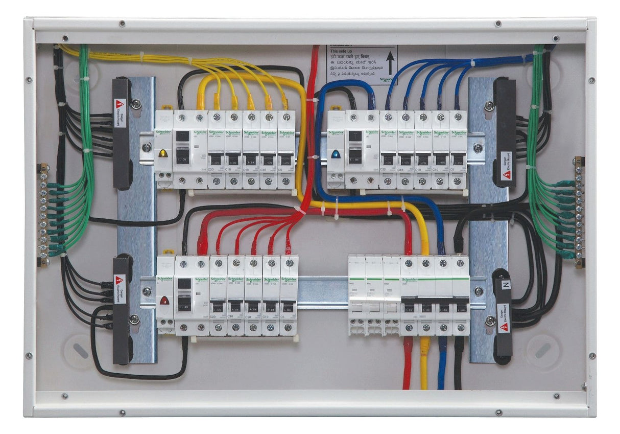 Schneider R9XE310 Endkappen 1=10Stück f.R9X 3polig