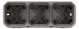 Legrand 069680L Plexo New 3-fach Gehäuse horizontal u.vertikal in der Grau