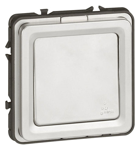 Legrand 077841 Taster Schliesser 1-polig n.beleuchtbar Soliroc IP55 IK10 grau