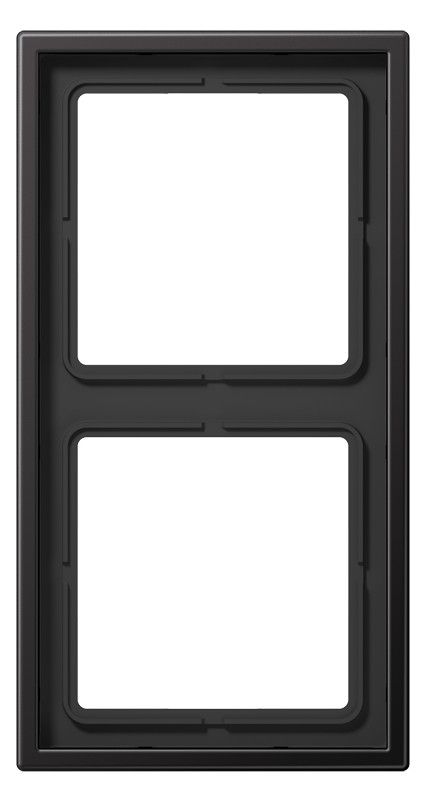 Jung AL2982D Rahmen 2fach LS/FD-design Aluminium dark