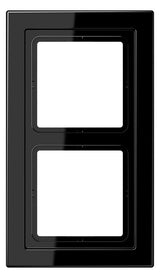 Jung LSD982SW Rahmen 2fach LS/FD-design schwarz