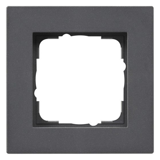 GIRA 0211235 Abdeckrahmen 1fach flach E2 Anthrazit
