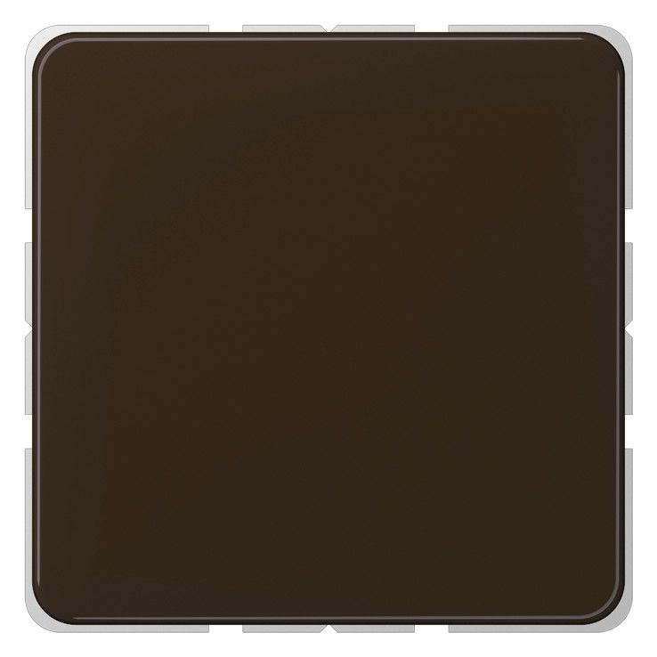Jung CD594-0BR Blind-Abdeckung m.Tragring verrastet braun