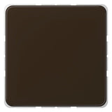 Jung CD594-0BR Blind-Abdeckung m.Tragring verrastet braun