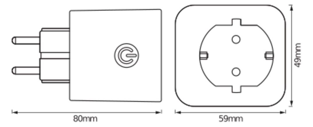 Ledvance SMART+ WiFi Plug EU Intelligente Funk-Steckdose