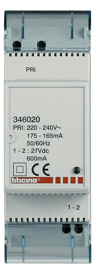 BTicino 346020 Spannungsversorgung 600mA VDC 600 mA