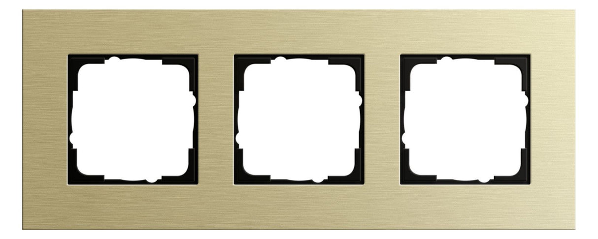 GIRA 0213217 Abdeckrahmen 3fach Esprit Aluminium Hellgold (eloxiert)