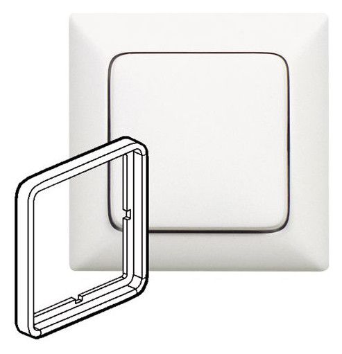 Legrand 776295 Zwischenring 50x50 Creo ultraweiß