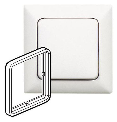 Legrand 776295 Zwischenring 50x50 Creo ultraweiß