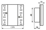 Jung LS5071TSM KNX Tastsensormodul 1fach Standard f.Serie LS