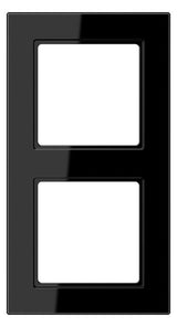 Jung AC582SW Rahmen 2fach Serie A creation schwarz