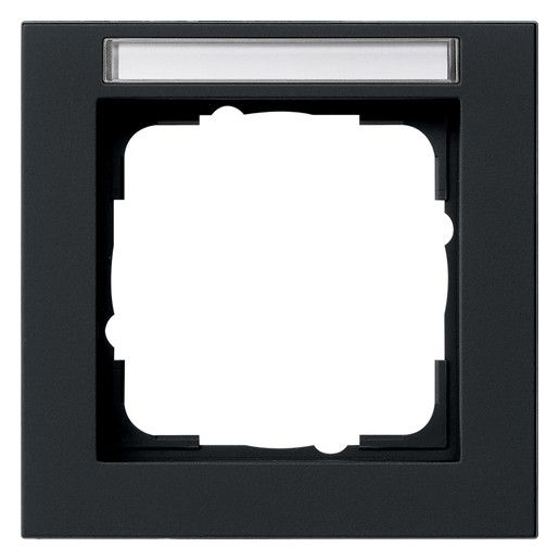 GIRA 109109 Abdeckrahmen 1fach BSF E2 Schwarz matt