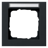 GIRA 109109 Abdeckrahmen 1fach BSF E2 Schwarz matt