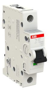 ABB S201-C2 Sicherungsautomat C-Char.,6kA, 2A, 1P