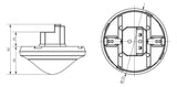 Theben theRonda S360-100 UP WH Präsenzm. Deckenm. 8m 1xLi ws 2080520