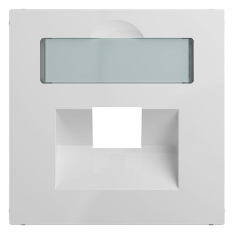 Legrand 765158 SEANO Abdeckung 1x RJ45 f Datendosen Fremdfabrikate Ultraweiß