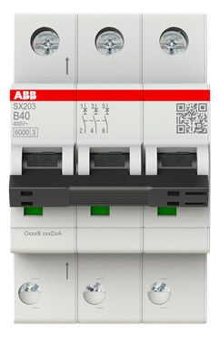ABB SX203-B40 Sicherungsautomat Flexline B-Charakteristik 6kA 2CDS253003R0405