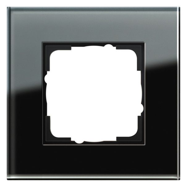 GIRA 021105 Abdeckrahmen 1fach Esprit Schwarz Glas