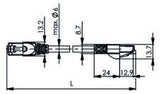 TEGA 100008981 Patchkabel S/FTP Cat.6a Grau