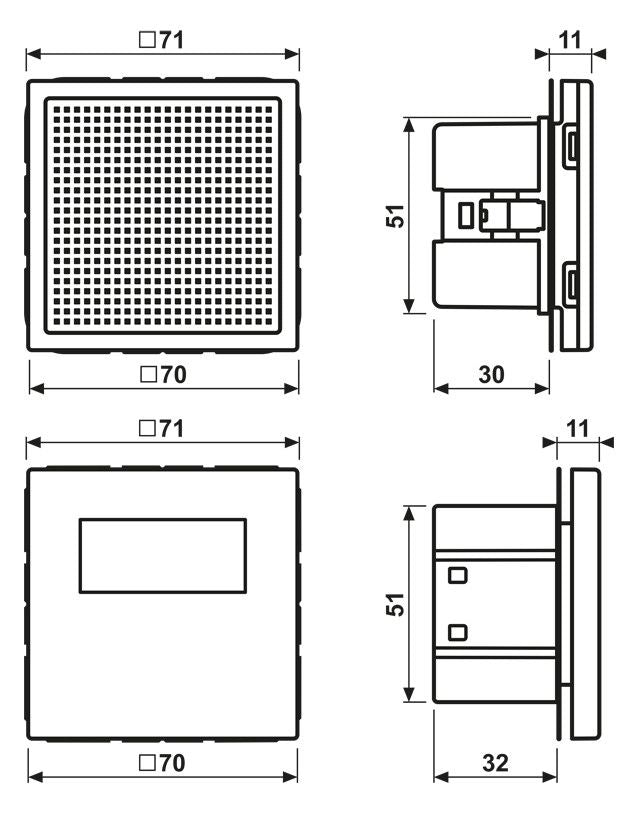 Jung DABLS1BTWW Smart Radio DAB+m.Bluetooth-Set Mono