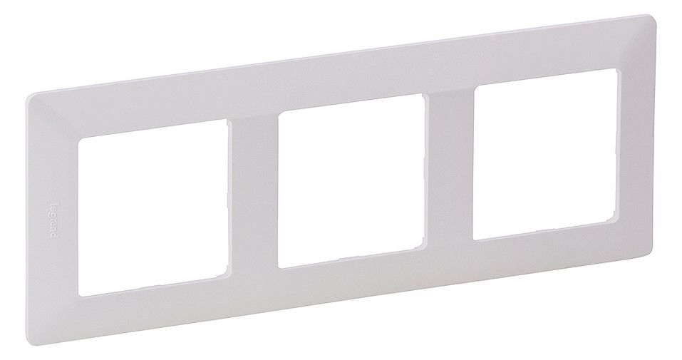 Legrand 754003 Rahmen 3-fach Valena Life ultraweiß Thermoplast