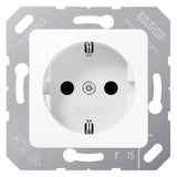 Jung CD5120BFWW SCHUKO Steckdose f.Klappdeckel bruchsicher alpinweiß