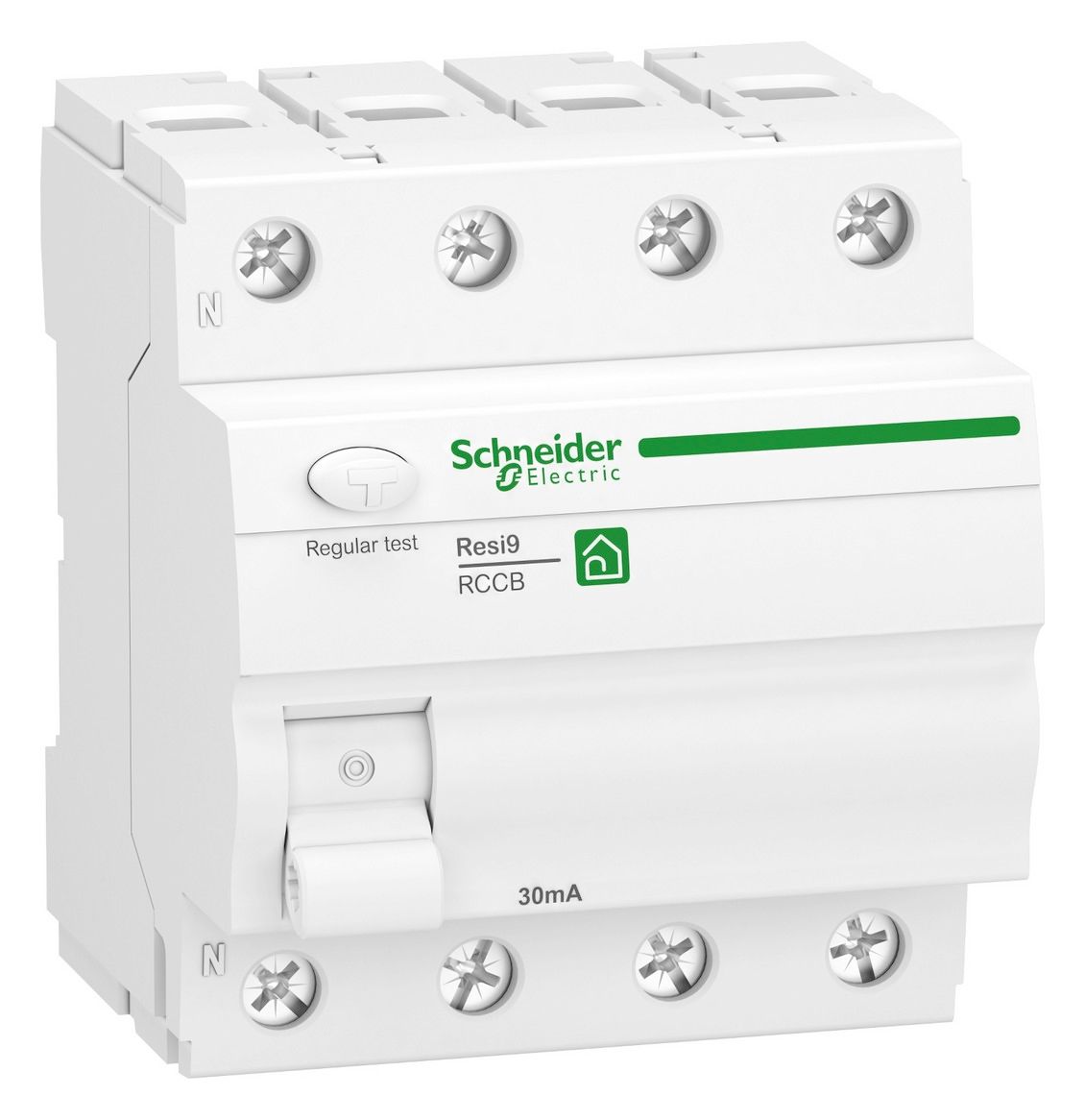 Schneider R9R22440 Fehlerstrom-Schutz- schalter Resi9, 3P+N, 40A, 30mA, Typ A