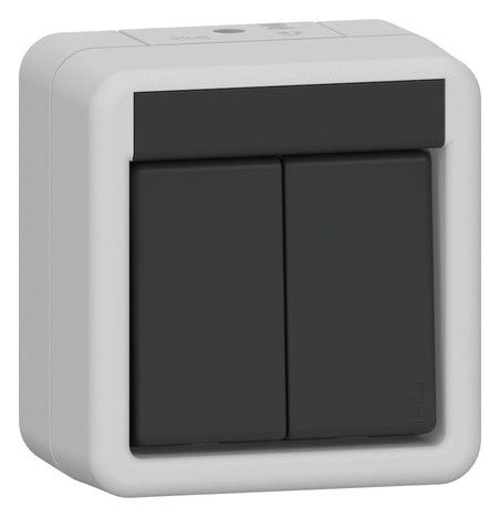 GIRA 310530 Wippschalter Serien WG AP IP44 Grau