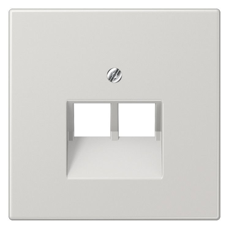 Jung LS969-2UALG Abdeckung f.IAE/UAE 2x8polig lichtgrau