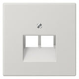 Jung LS969-2UALG Abdeckung f.IAE/UAE 2x8polig lichtgrau