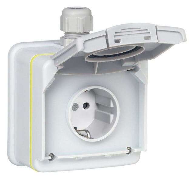 Legrand SAT00194 Green Up Schuko Steckdose Plexo66 2P+E f.AP Montage IP44