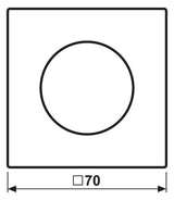 Jung ES1740 Abdeckung m.Drehknopf