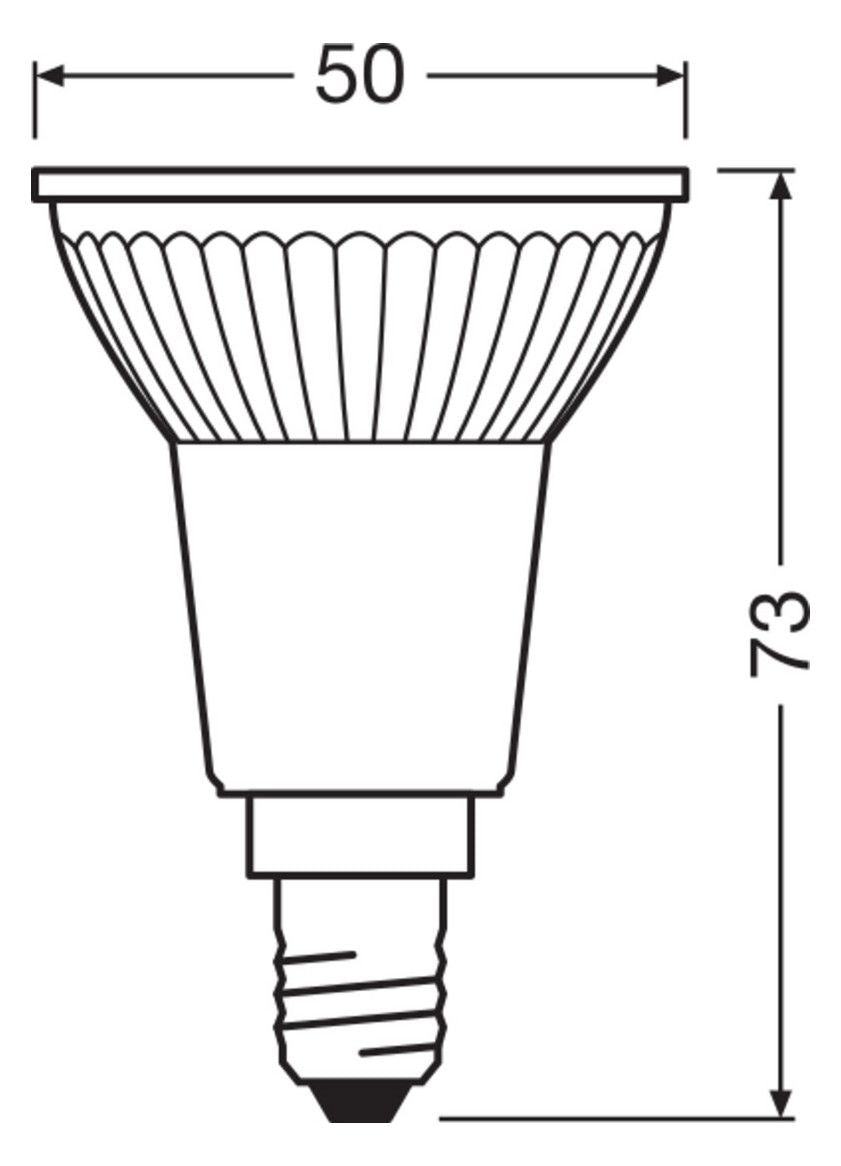 Ledvance LED PAR16 50 36° DIM P 4.8W 927 E14 350lm 2700K dimmbar LED-Reflektor