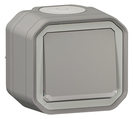 Legrand 069713L Plexo New FRAP W/m beleuchtet 10AX Steckkl.IK08 Grau