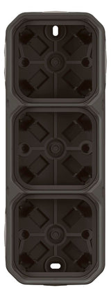 Legrand 069603L Plexo New 3-fach Gehäuse horizontal u.vertikal in der Anthrazit