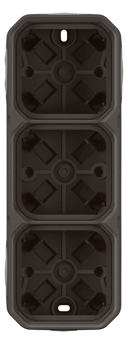 Legrand 069603L Plexo New 3-fach Gehäuse horizontal u.vertikal in der Anthrazit