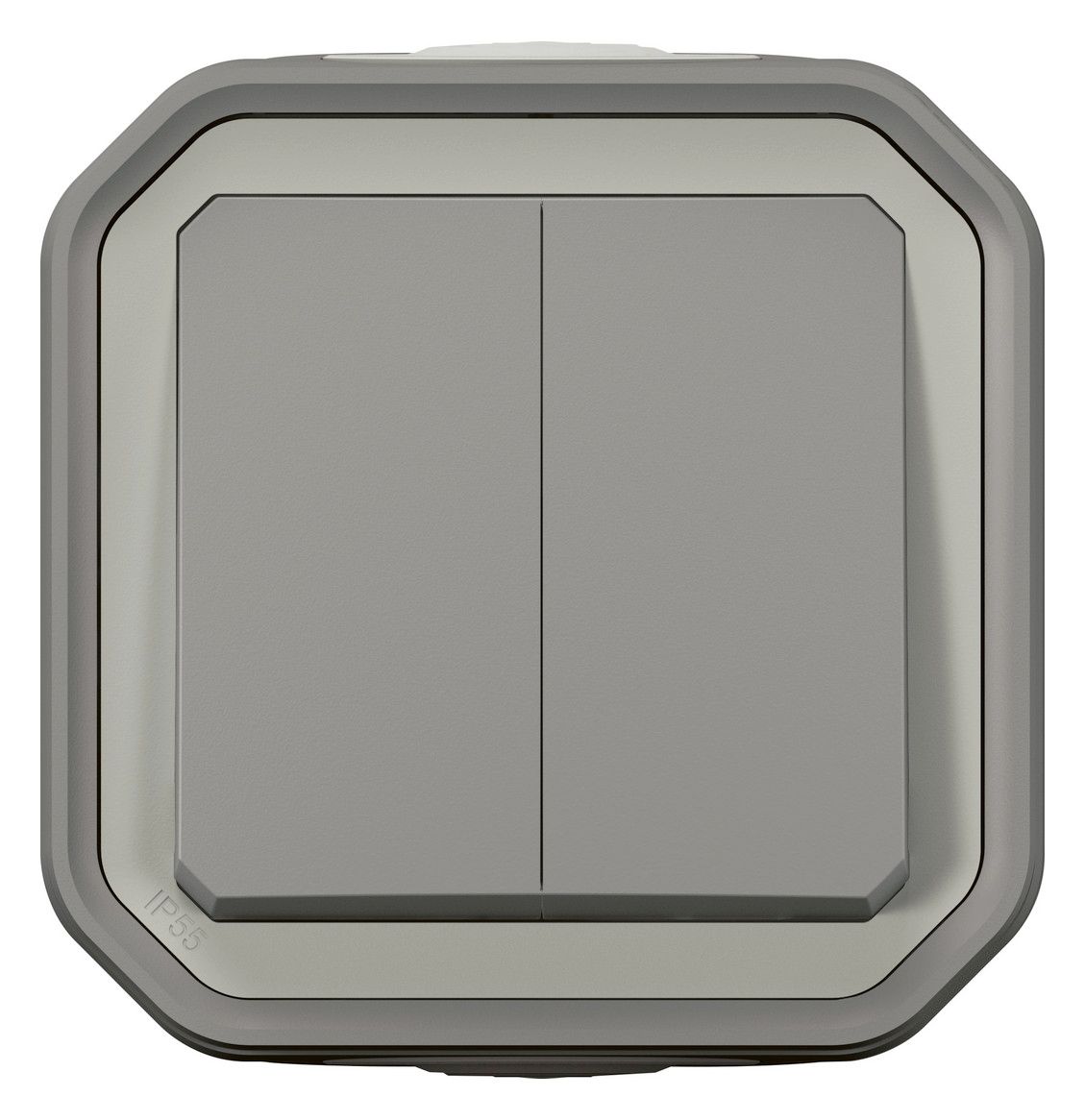 Legrand 069714L Plexo New FRAP Serienschalter 10 AX Steckkl.IK08 Grau