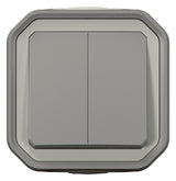 Legrand 069714L Plexo New FRAP Serienschalter 10 AX Steckkl.IK08 Grau