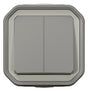 Legrand 069714L Plexo New FRAP Serienschalter 10 AX Steckkl.IK08 Grau