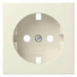 GIRA 492001 Abdeckung SCHUKO-Steckdose Cremeweiß glänzend