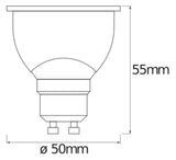 Ledvance SMART+ WiFi Spot GU10 TW 40 45° 5W GU10 2700…6500K 350lm Reflektorform