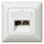 Legrand 776758 Abdeckung RJ45 C5 Kat.6 Beschriftungsträger Creo ultraweiß