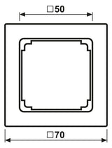 Jung LS961ZWW Zwischenrahmen f.Abdeckung 50x50mm alpinweiß